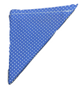 Classic Blue Polka Dot Puppy Bandanna