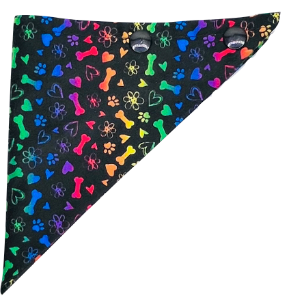 Rainbow Paws Bandanna