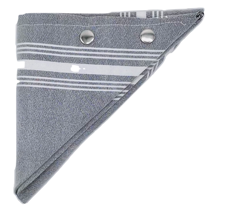 Stylish Striped Puppy Bandanna