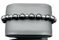 Handcrafted Black Bead Bracelet
