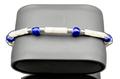 Elegant Cobalt & Ivory Bracelet*