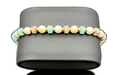 Turquoise and Ivory Beaded Bracelet**