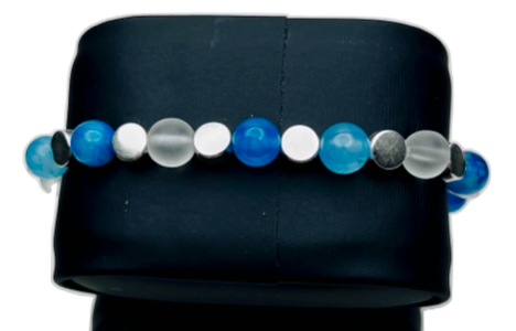 Ocean-Inspired Beaded Bracelet**