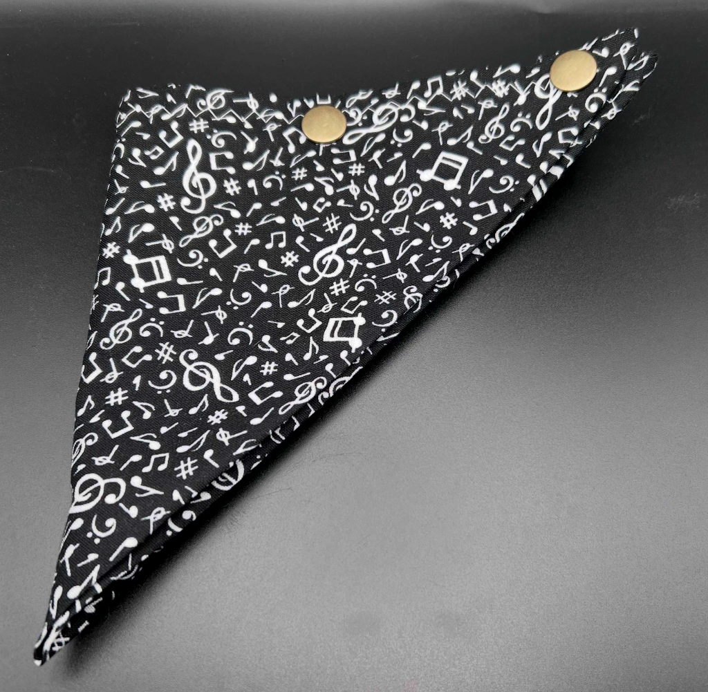 Trendy Music Note Puppy Bandana 🎶