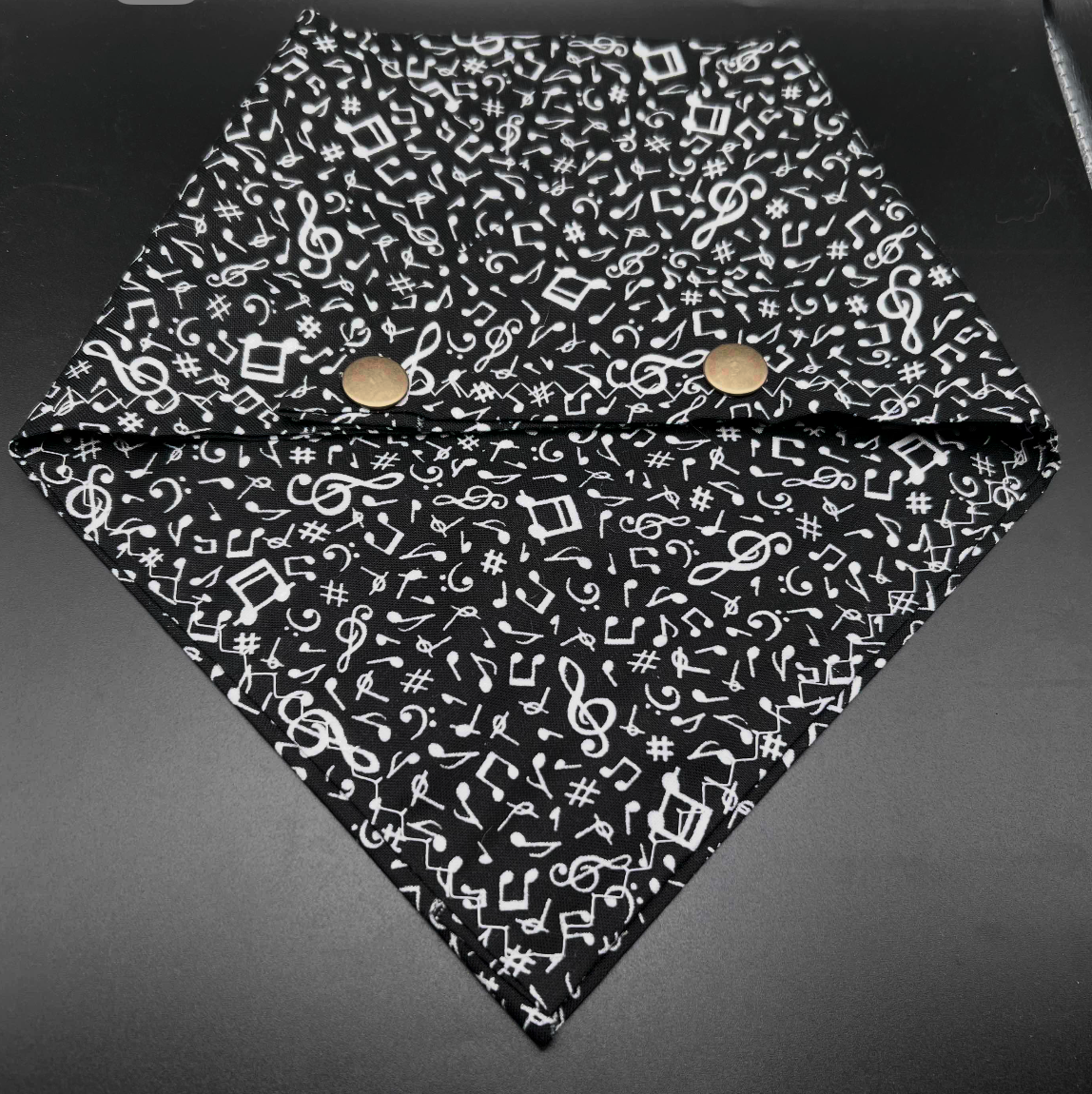 Trendy Music Note Puppy Bandana 🎶