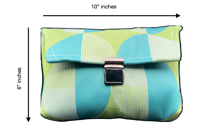 Sleek Foldover Clutch and a Perfectly Matched Change Purse